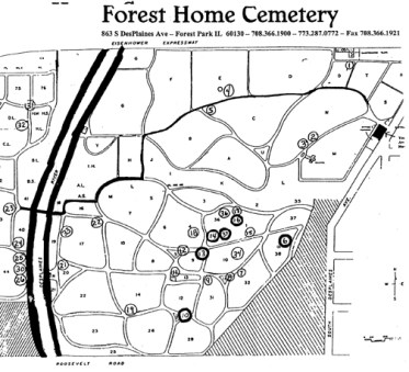 forest home cemetery forest park, il