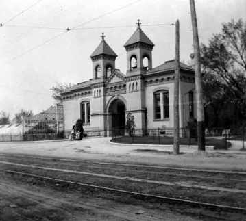 German waldheim gate circa 1900