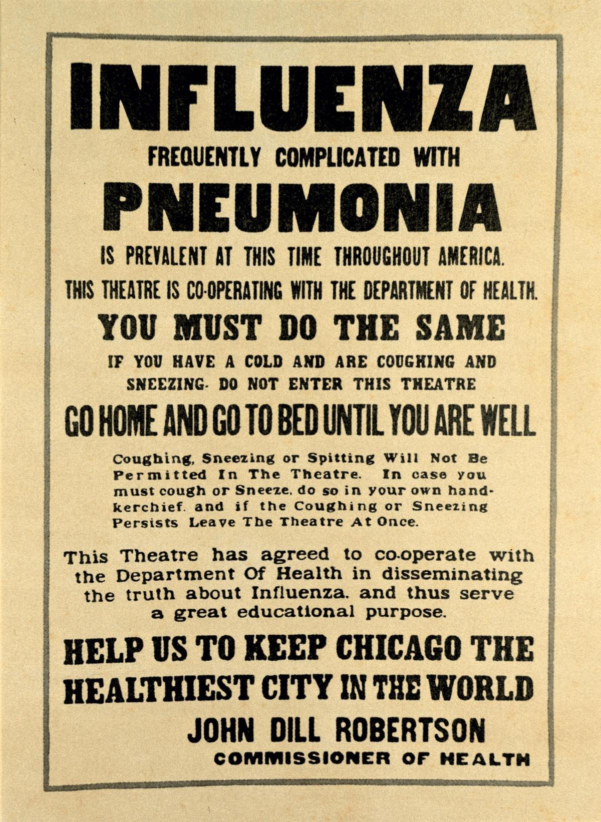 Bring out your dead!  –   Chicago’s 1918 flu&nbsp;epidemic